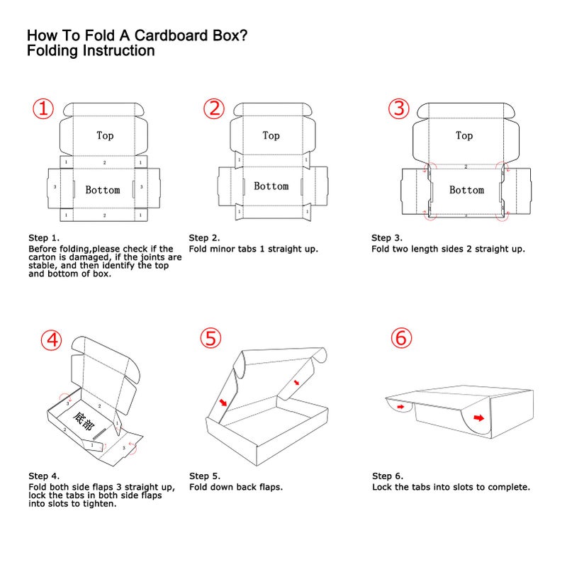 RLAVBL 6x4x3 Inches Shipping Boxes Set of 25, White Small Corrugated Cardboard Box, Mailer Boxes for Packing Small Business - Image 3